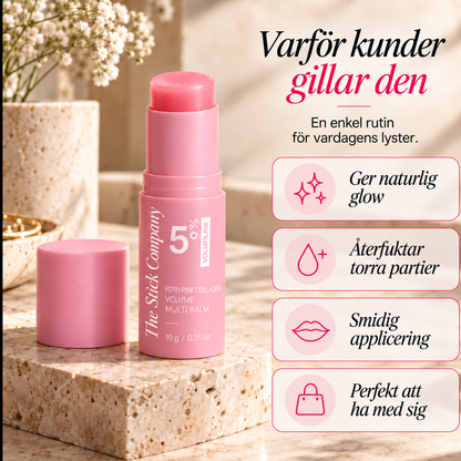 PDRN Collagen Stick Balm — För återställning av huden, mot rynkor